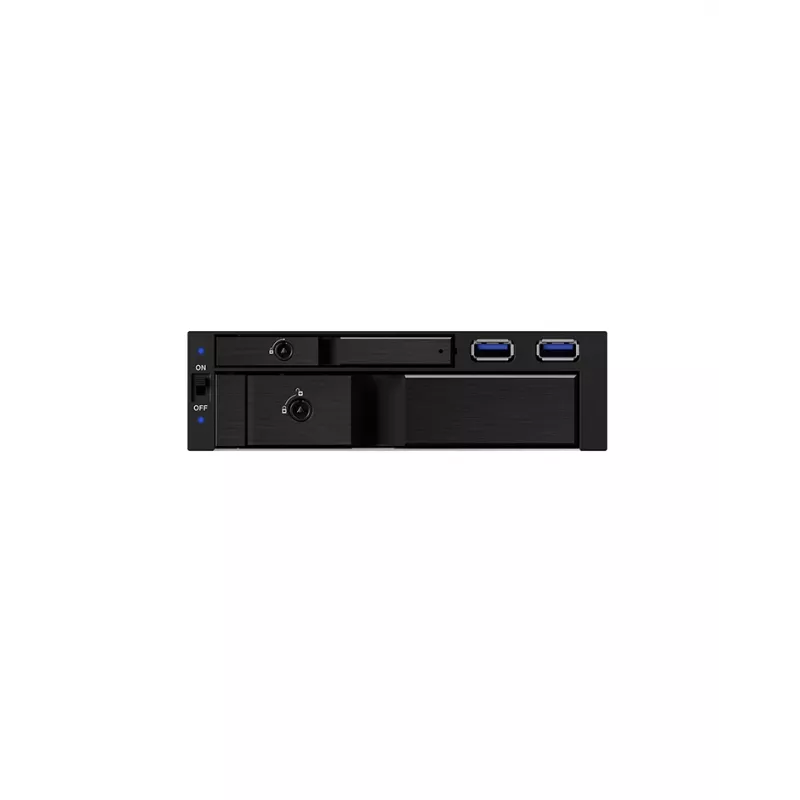ICY BOX IB-174SSK-U 13.3 cm (5.25 inch) Storage drive tray Black