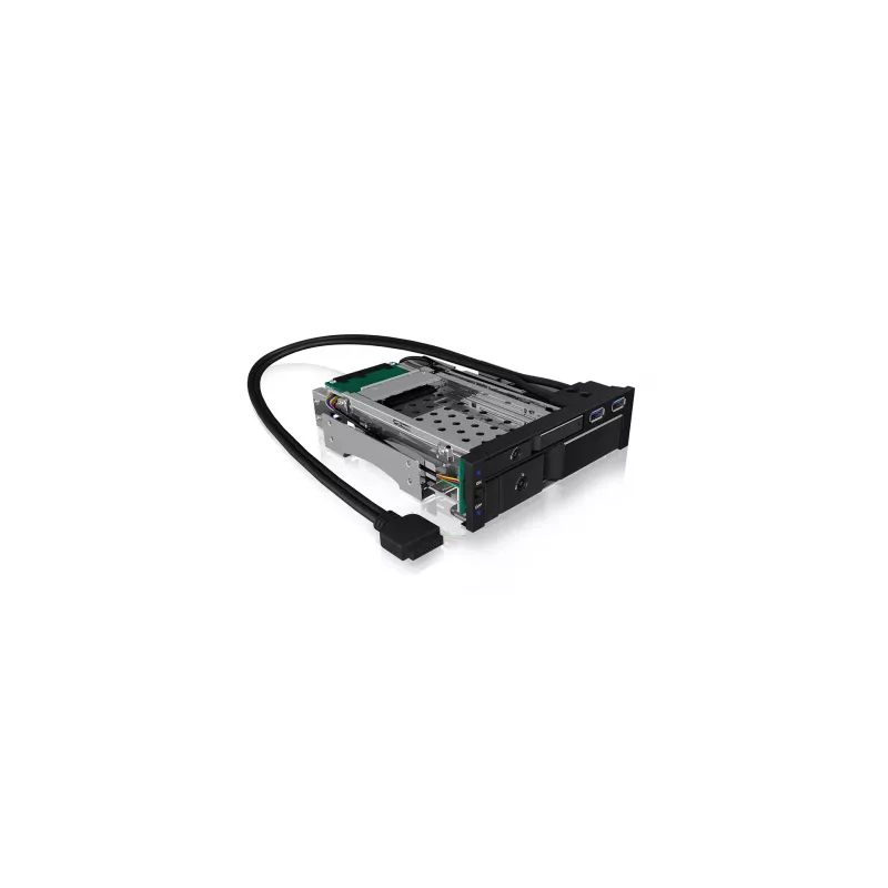 ICY BOX IB-174SSK-U 13.3 cm (5.25 inch) Storage drive tray Black