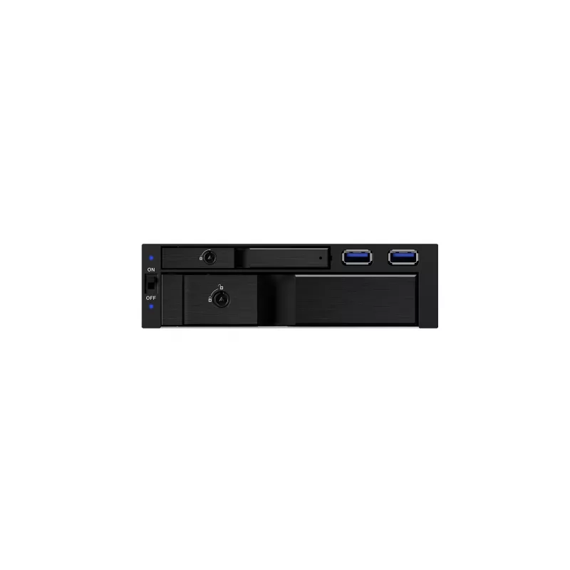 ICY BOX IB-174SSK-U 13.3 cm (5.25 inch) Storage drive tray Black