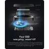 ICY BOX Diamond Case 1980 M.2 NVMe SSD enclosure with Thunderbolt 5 technology and a transfer speed of up to 80 Gbps