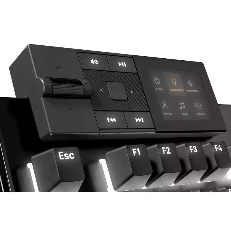 be quiet Dark Mount Silent Linear FR ISO keyboard Gaming USB AZERTY French Black