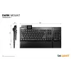 be quiet Dark Mount Silent Linear FR ISO keyboard Gaming USB AZERTY French Black