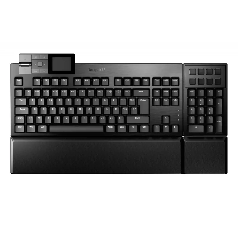 be quiet Dark Mount Silent Tactile FR ISO keyboard Gaming USB AZERTY French Black