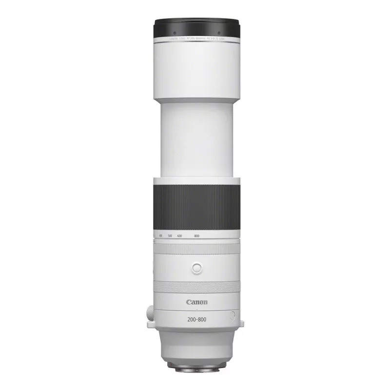 Canon RF 200-800 mm F6.3-9 IS USM Telephoto Camera Lenses, Black/White