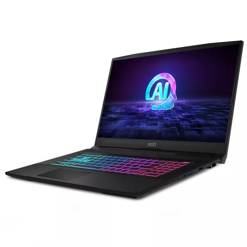 MSI Katana A17 AI B8VF-835NL AMD Ryzen™ 9 8945HS Laptop 43.9 cm (17.3 inch) Full HD 16 GB DDR5-SDRAM 1 TB SSD NVIDIA GeForce RTX 4060 Wi-Fi 6E (802.11ax) Windows 11 Home Black