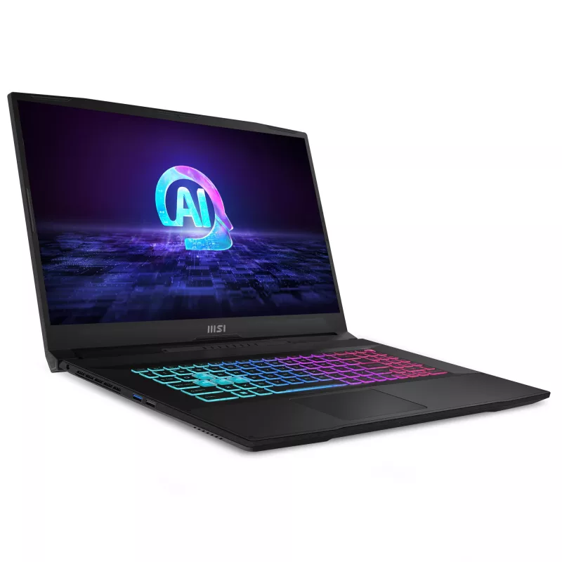 MSI Katana A17 AI B8VF-835NL AMD Ryzen™ 9 8945HS Laptop 43.9 cm (17.3 inch) Full HD 16 GB DDR5-SDRAM 1 TB SSD NVIDIA GeForce RTX 4060 Wi-Fi 6E (802.11ax) Windows 11 Home Black