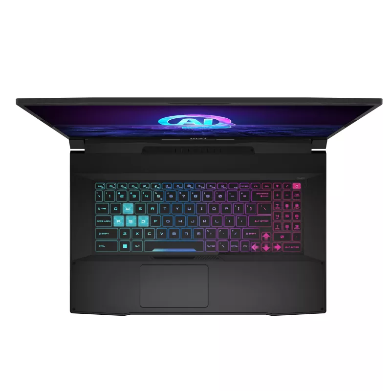 MSI Katana A17 AI B8VF-835NL AMD Ryzen™ 9 8945HS Laptop 43.9 cm (17.3 inch) Full HD 16 GB DDR5-SDRAM 1 TB SSD NVIDIA GeForce RTX 4060 Wi-Fi 6E (802.11ax) Windows 11 Home Black