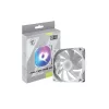 Computer case fan MSI MAG F120 ARGB WHITE — 120 mm, 1300 RPM, hydraulic bearing