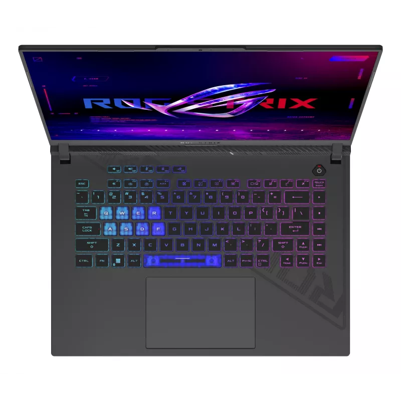 ASUS ROG Strix G16 G614JV-N4120W Intel® Core™ i9 i9-13980HX Laptop 40.6 cm (16 inch) WQXGA 16 GB DDR5-SDRAM 1 TB SSD NVIDIA GeForce RTX 4060 Wi-Fi 6E (802.11ax) Windows 11 Home Black, Grey