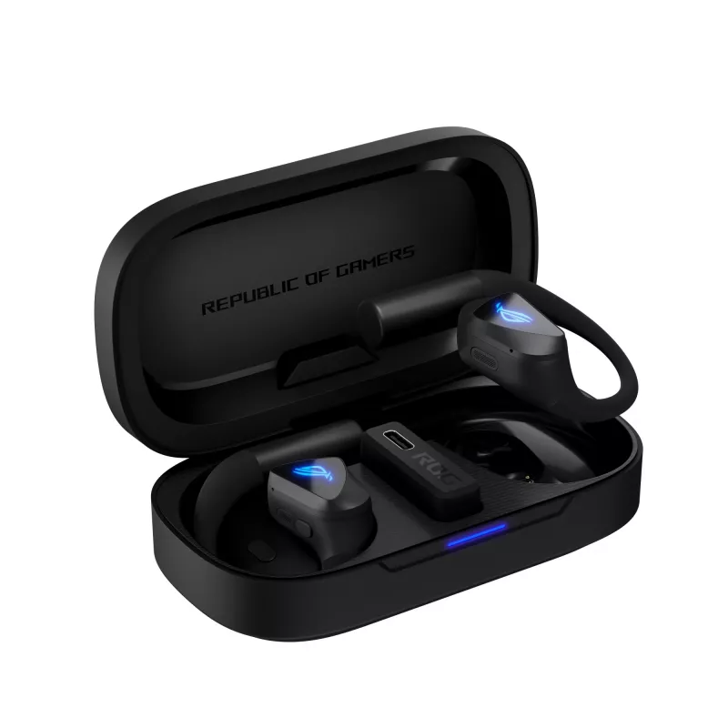 Headset ASUS ROG Cetra Open Wireless TWS Bluetooth Ear-hook Black, 20–20000 Hz, 116 g