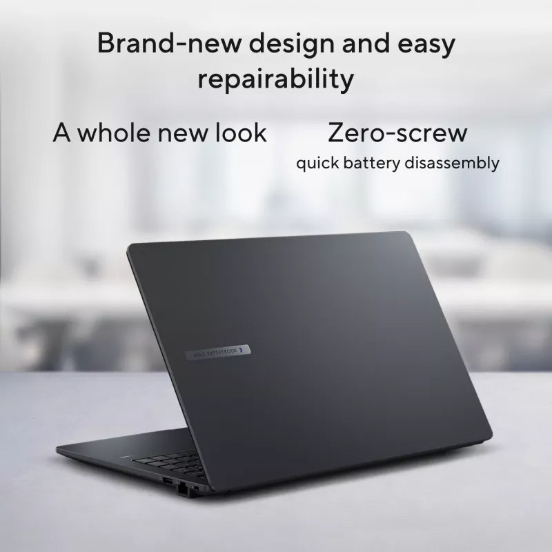 ASUS ExpertBook B1 B1503CVA-S78424X Intel Core 7 150U Laptop 39.6 cm (15.6 inch) Full HD 32 GB DDR5-SDRAM 1 TB SSD Wi-Fi 6E (802.11ax) Windows 11 Pro US International Grey