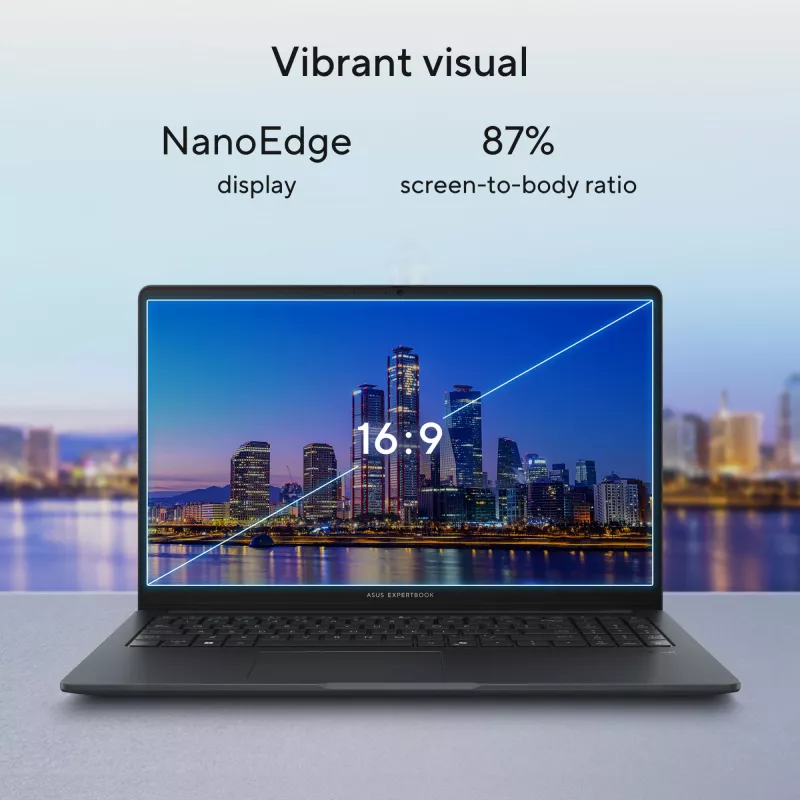 ASUS ExpertBook B1 B1503CVA-S78424X Intel Core 7 150U Laptop 39.6 cm (15.6 inch) Full HD 32 GB DDR5-SDRAM 1 TB SSD Wi-Fi 6E (802.11ax) Windows 11 Pro US International Grey