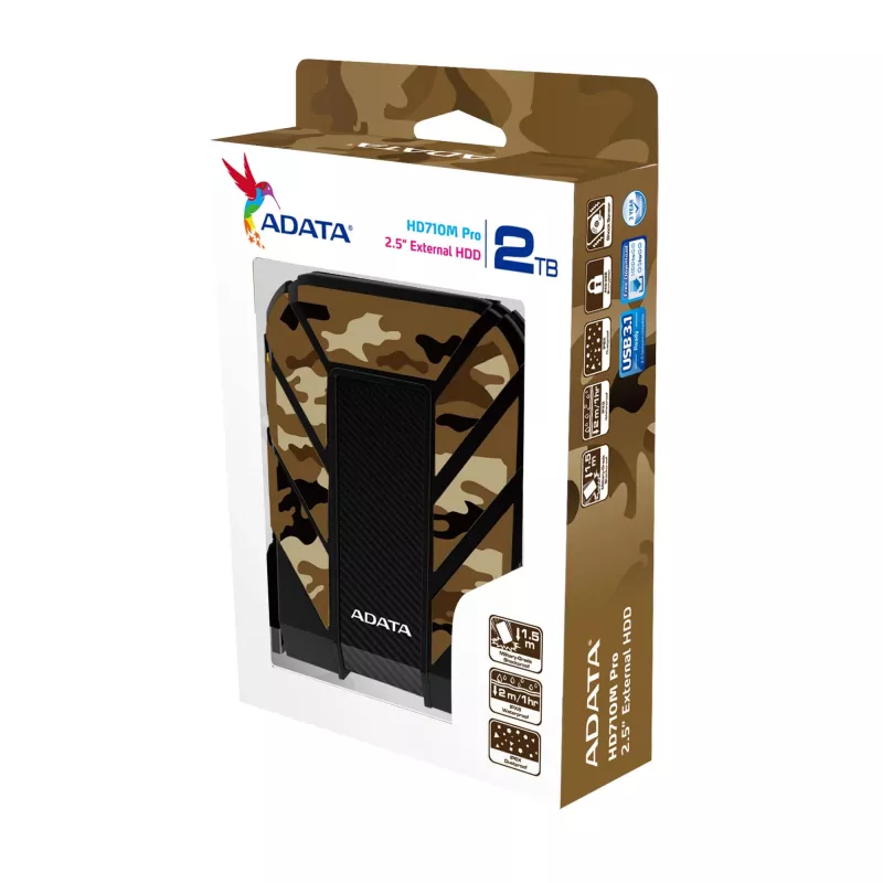 ADATA HD710M Pro external hard drive 1 TB USB Type-A / Micro-USB B 3.2 Gen 1 (3.1 Gen 1) Camouflage