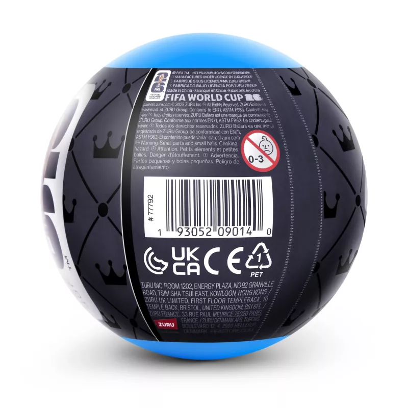 ZURU FIFA WORLD CUP 2026™ Ballers Series 1, 3 yr(s), FIFA, Black