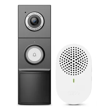 TP-Link Tapo Video Doorbell Camera 1 × D235, 1 × D100C, Black, White, IP66, 130°, IR, Wall, CE, RoHS, RCM,R-NZ,FCC, EAC, Triman, UKCA