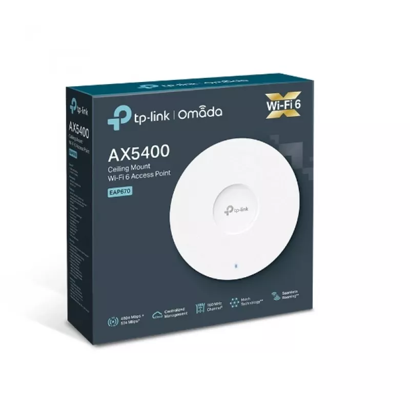 Access Point TP-Link Omada AX5400 Wi-Fi 6 2.4GHz 5GHz