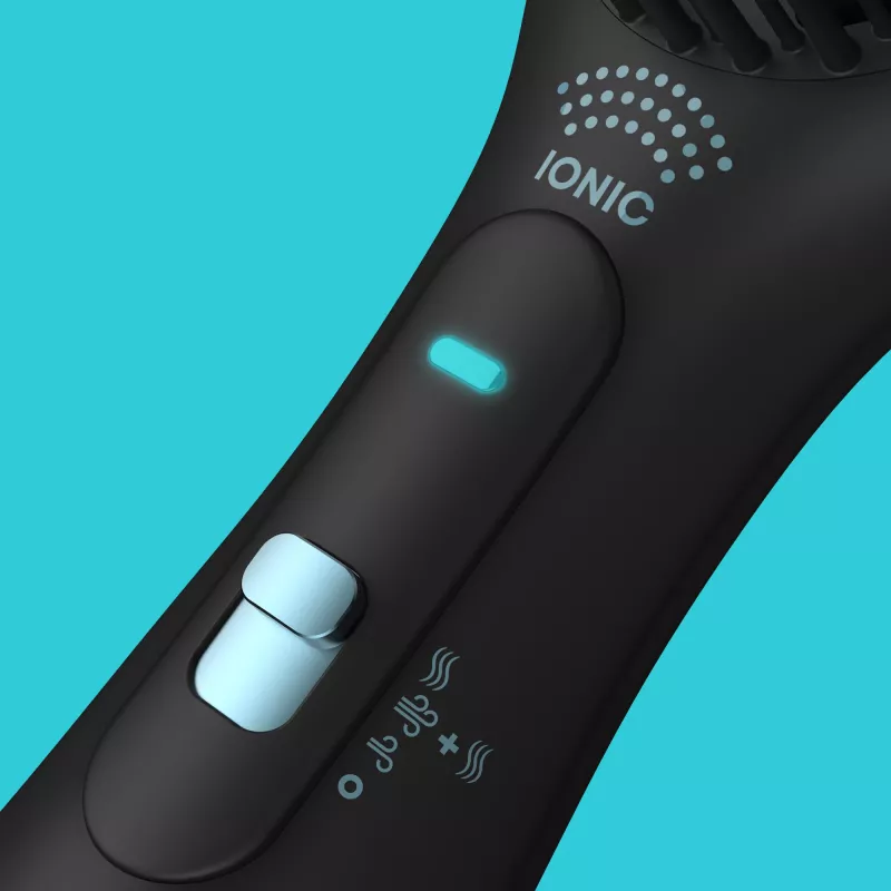 Revamp Progloss Deepform Straight & Style Blow Hot air brush Warm Black 550 W 3 m