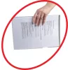 Rexel Anti-Slip A4 Folders Clear (25), Polypropylene (PP), Transparent, 20 sheets, 25 pc(s)