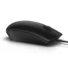 DELL Wired Mouse - MS116 - Black, Ambidextrous, Optical, USB Type-A, 1000 DPI, Black