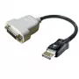 DisplayPort to DVI-D Cable DELL 023NVR 0.23m Black White