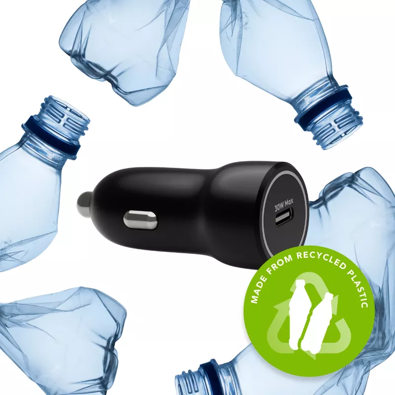 dbramante1928 re-charge - Car Charger USB-C 30W - BLK, Auto, Cigar lighter, Black