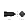 dbramante1928 re-charge - Car Charger USB-C 30W - BLK, Auto, Cigar lighter, Black
