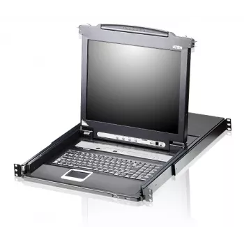 KVM switch ATEN CL5708N Rack mounting Black USB 1280x1024
