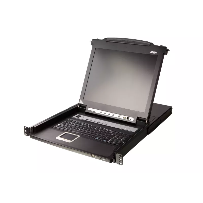 KVM switch ATEN CL5708M Rack mounting Black 1U 17 inch LCD