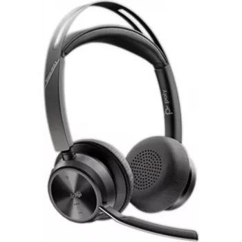 HP Poly Voyager Focus 2 Microsoft Teams Certified USB-C-C Headset +USB-C/A Adapter