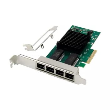 Network Card MicroConnect I350-T4 PCIe x4 1GbE – 4‑port Gigabit Ethernet PCIe x4