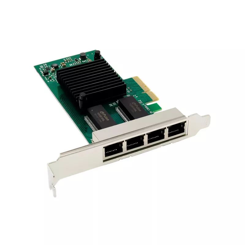 Network Card MicroConnect I350-T4 PCIe x4 1GbE – 4‑port Gigabit Ethernet PCIe x4