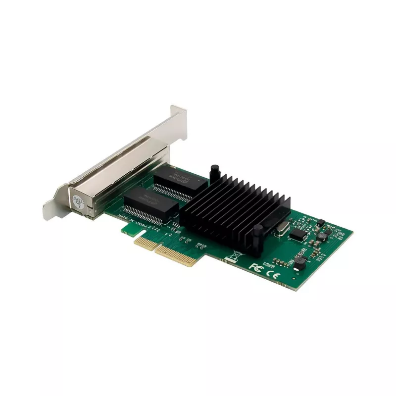 Network Card MicroConnect I350-T4 PCIe x4 1GbE – 4‑port Gigabit Ethernet PCIe x4