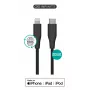 Lightning to USB-C cable eSTUFF ES602180 — 1 m, black, MFi certified, RoHS