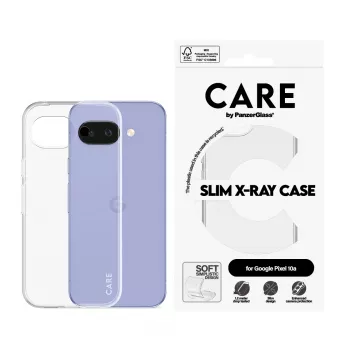 Phone case PanzerGlass CARE X-Ray for Google Pixel 10a 5G — transparent cover
