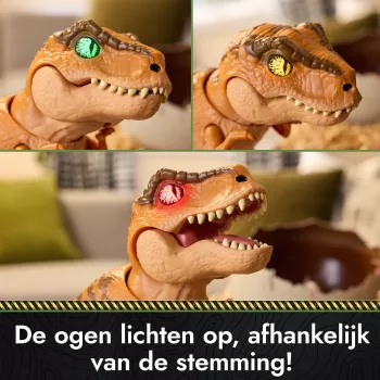 Jurassic World Primal Hatch Interactive Toy Dinosaur & Egg, Hatch & Train your own Baby Dino with 100+ Sounds & Reactions, Kids Toys for Boys & Girls Aged 5 & Up
