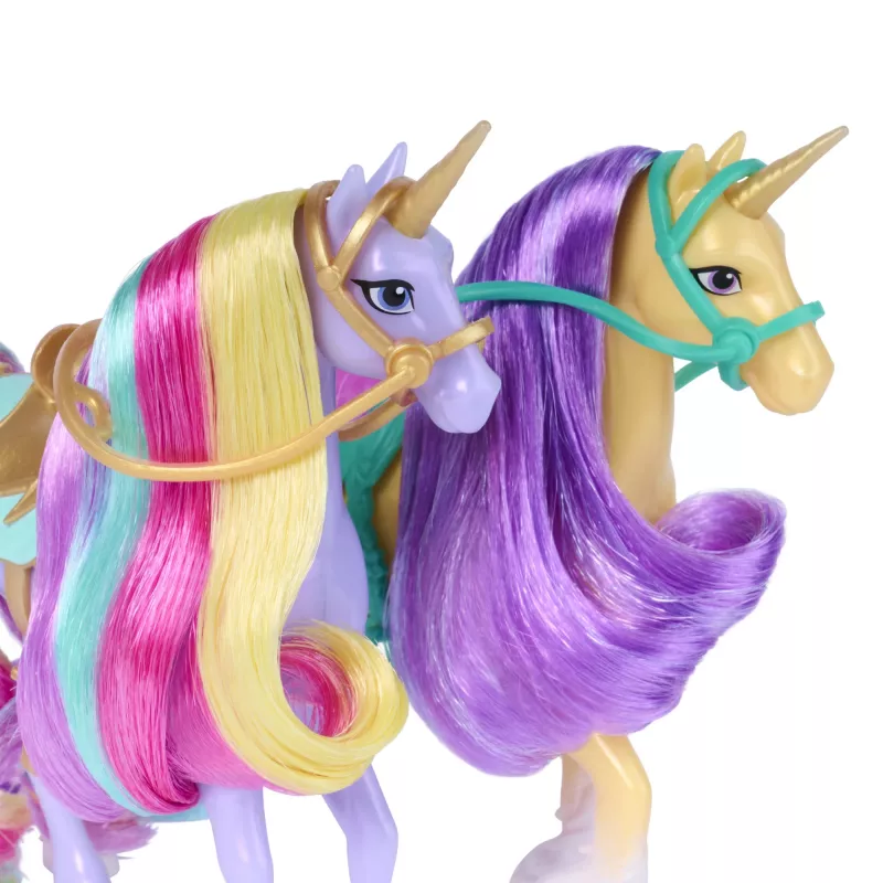 Unicorn Academy , Magic Unleashed Adventure Pack, Easter Gifts Idea, Includes Sophia, Ava, Ravenzella Dolls, Wildstar, Leaf Unicorns & more