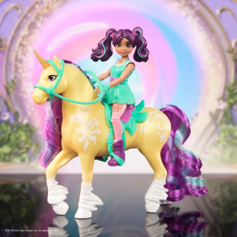 Unicorn Academy , Magic Unleashed Adventure Pack, Easter Gifts Idea, Includes Sophia, Ava, Ravenzella Dolls, Wildstar, Leaf Unicorns & more