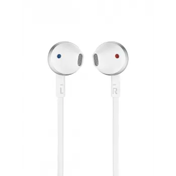 JBL Tune 205, Wired, 20 - 20000 Hz, Calls/Music, 14.3 g, Headset, Chrome, White