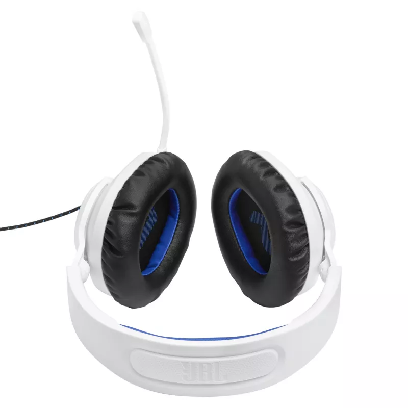 JBL JBLQ100PWHTBLU headphones/headset White