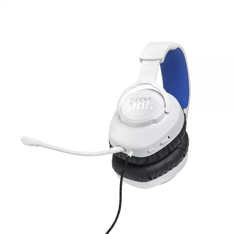 JBL JBLQ100PWHTBLU headphones/headset White
