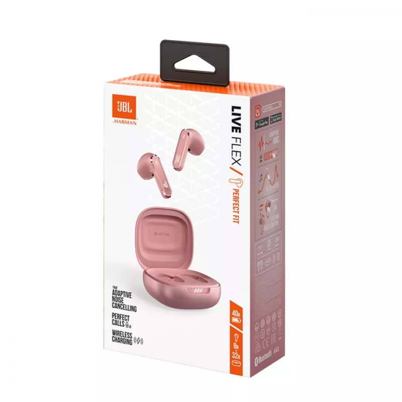 JBL LIVE FLEX Headset Wireless In-ear Calls/Music Bluetooth Rose