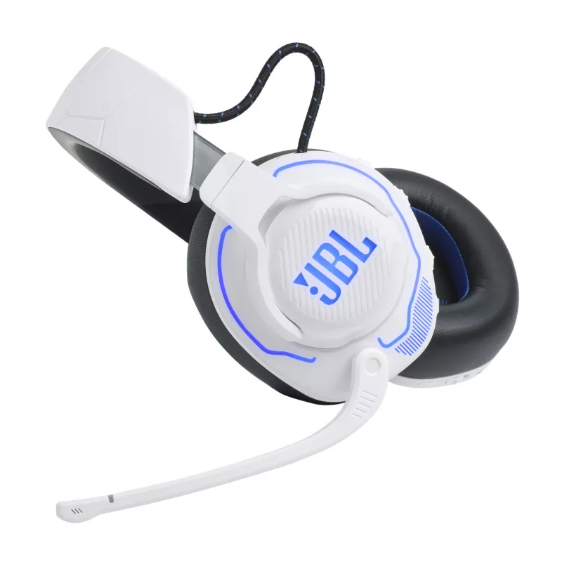 JBL Quantum 910P Headset Wired & Wireless Head-band Gaming USB Type-C Bluetooth Blue, White