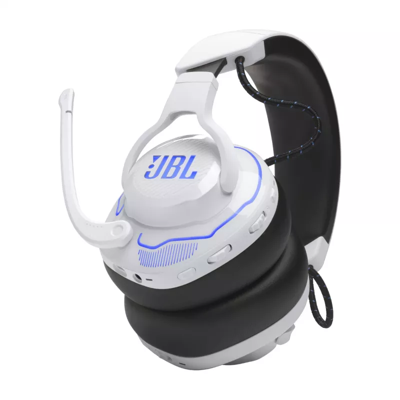 JBL Quantum 910P Headset Wired & Wireless Head-band Gaming USB Type-C Bluetooth Blue, White