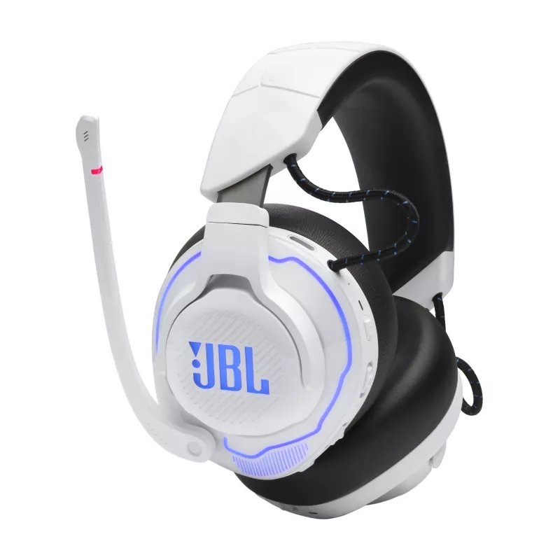 JBL Quantum 910P Headset Wired & Wireless Head-band Gaming USB Type-C Bluetooth Blue, White