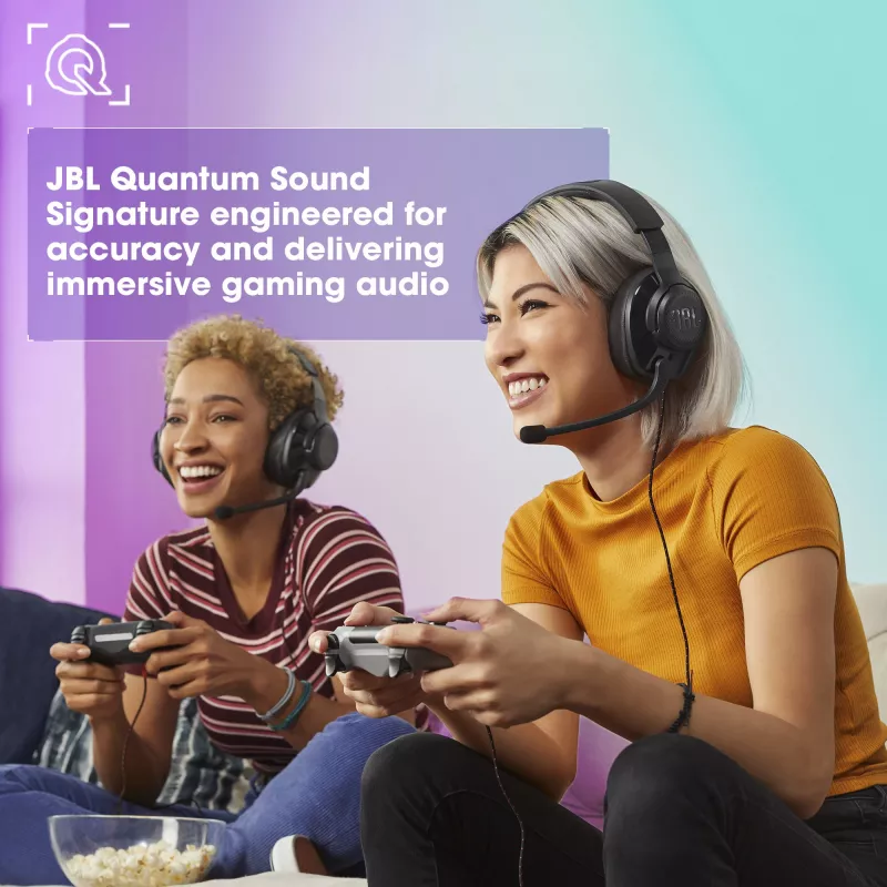 JBL Quantum 200 BLACK, Wired, 20 - 20000 Hz, Gaming, 248 g, Headphones, Black