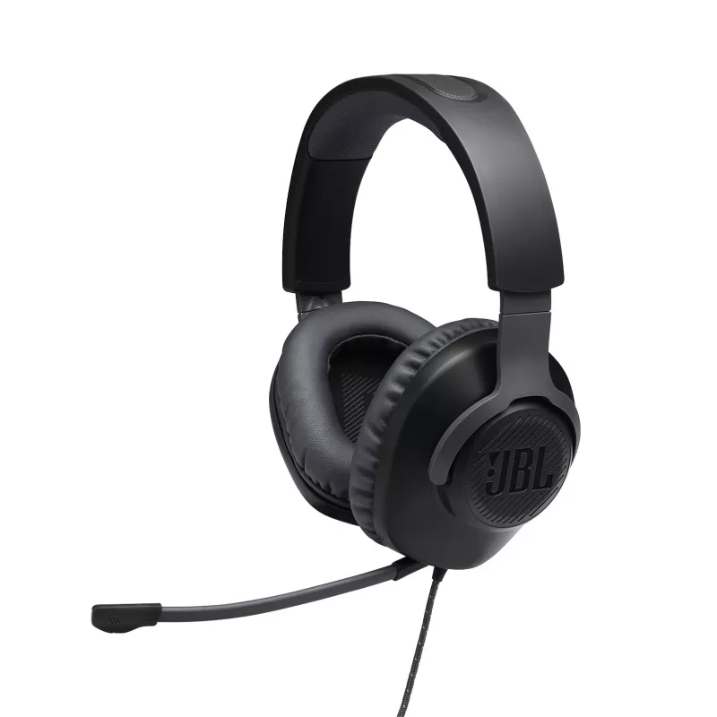 JBL Quantum 100 BLACK, Wired, Gaming, 20 - 20000 Hz, 216 g, Headphones, Black