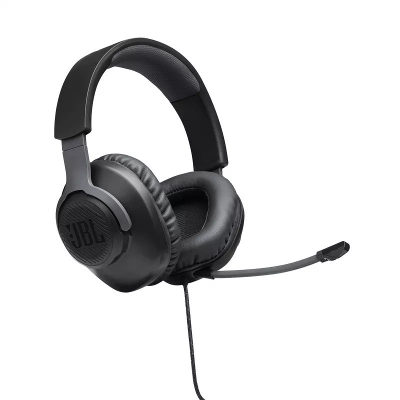 JBL Quantum 100 BLACK, Wired, Gaming, 20 - 20000 Hz, 216 g, Headphones, Black