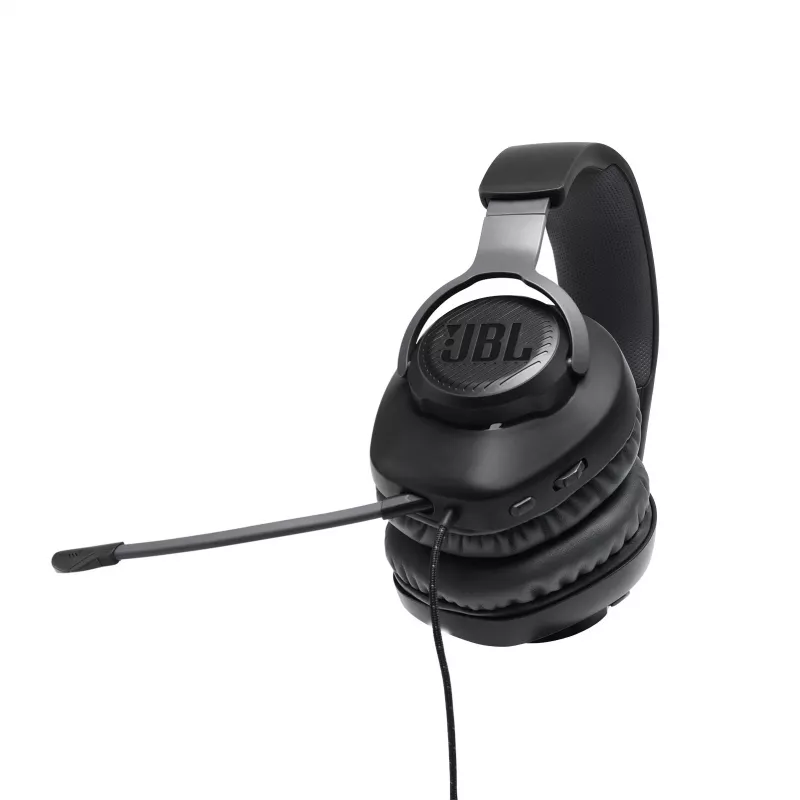 JBL Quantum 100 BLACK, Wired, Gaming, 20 - 20000 Hz, 216 g, Headphones, Black