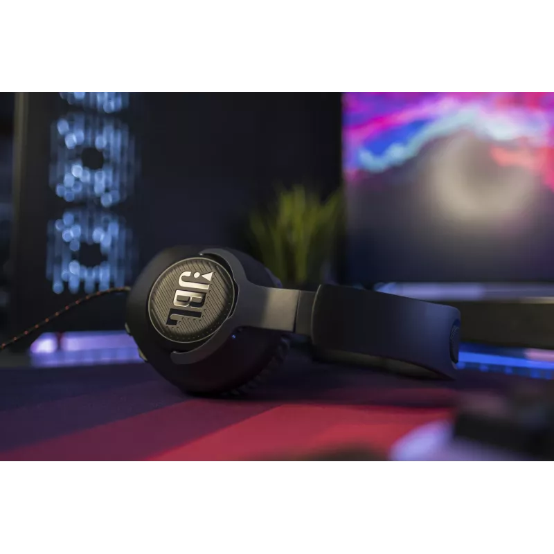 JBL Quantum 100 BLACK, Wired, Gaming, 20 - 20000 Hz, 216 g, Headphones, Black