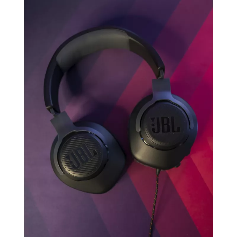 JBL Quantum 100 BLACK, Wired, Gaming, 20 - 20000 Hz, 216 g, Headphones, Black